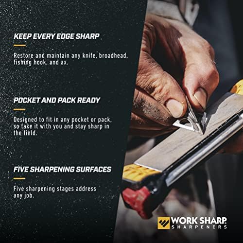 Work Sharp Guided Field Sharpener 3 Pack Gift Set, Travel Knife Sharpener Tool - Image 3