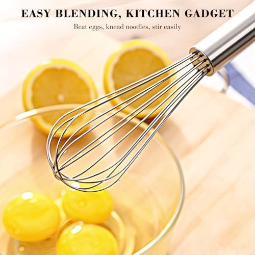 NileHome 1-Pack Stainless Steel Whisk, Kitchen Utensils - Image 4