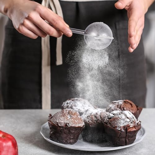 Flour Baking Sifter, Flour Sieve Bakers Dusting Wand - Image 6