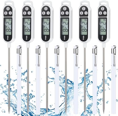 Copkim 6 Pcs Food Thermometer Instant Read Probe BBQ by Copkim