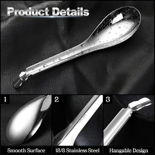 2-Pack Stainless Steel Caviar Spoons, Fine Mesh Molecular Gastronomy Spoon - Image 7