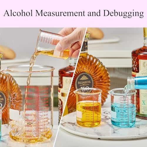 High Borosilicate Glass Measuring Cup-V-Shaped Spout, 120ml Glass Measuring - Image 5