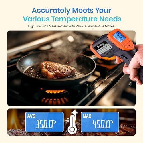 Etekcity Infrared Thermometer Laser Temperature Gun 774 - Image 6