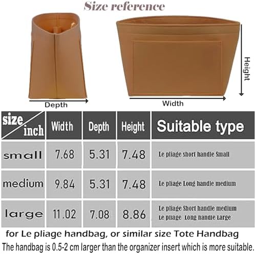 Lckaey Purse Organizer Insert for Longchamp Le Pliage Neo Handbags Insert - Image 2