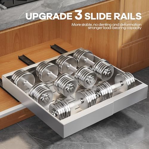 Seinloes 2 Pack Expandable Pull Out Cabinet Organizer 21"Deep - Image 5