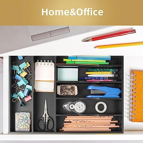 Bamboo Silverware Holder Drawer Utensil Organizer - Image 6