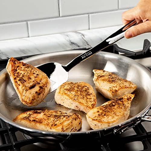 All-Clad Stainless Steel 13-inch Slotted Turner, Kitchen Tools - Image 3