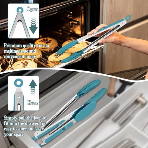 TeamFar Kitchen Tongs - Image 6