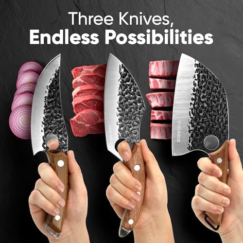 Matsato Knife Set 3-Piece Kitchen Knives, Cooking Chef Knife Set - Image 4