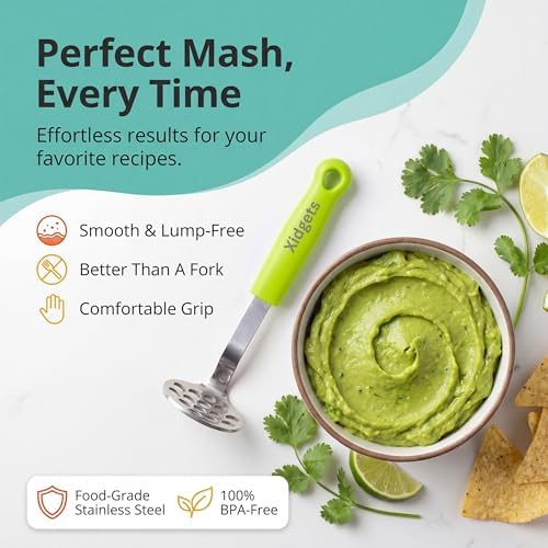 Mini Avocado Masher | Dishwash Safe | Stainless Steel - Image 2