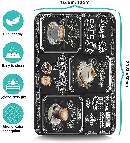 Absorbent Coffee Bar Mat - Image 5