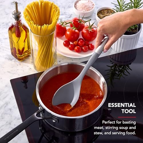 KitchenAid Basting Spoon with Stainless Steel Handle, Nonstick Safe, and Serving - Image 3