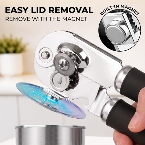 Zulay Kitchen Stainless Steel Swing Open Manual Can Opener Comfortable Grip - Image 7