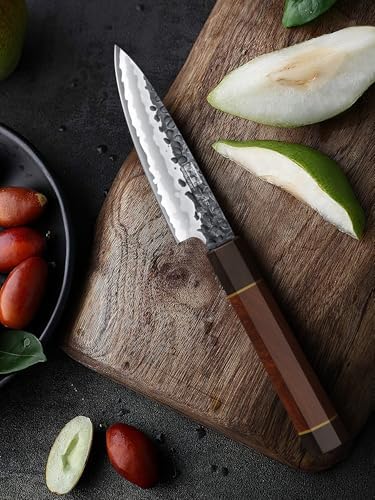 HOSHANHO Paring Knife 3.75", Razor Sharp Fruit Knife - Image 5