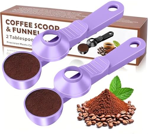 2-in-1 Coffee Scoop with Funnel, 2 Tbsp Measuring Spoon by Unknown