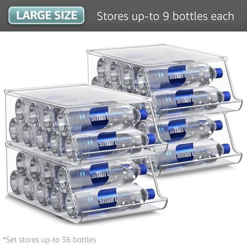 Sorbus Water Bottle Organizer for Refrigerator & Pantry - Image 7
