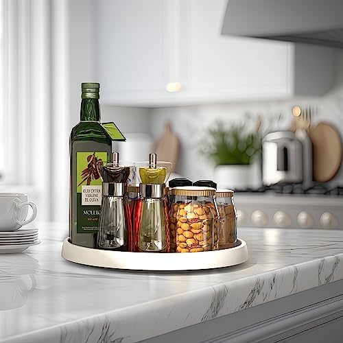 Simple Houseware 12-Inch Lazy Susan Spice Organizer Rotating Tray - Image 6