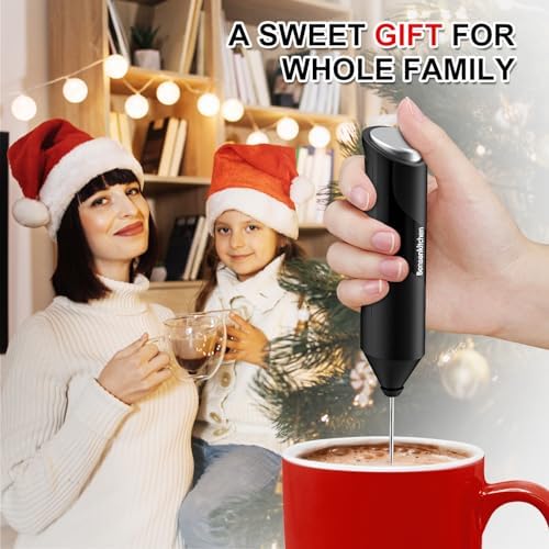 Bonsenkitchen Milk Frother for Coffee, Battery Operated - Image 7