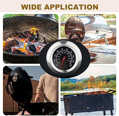 3" Face 1000F Charcoal BBQ Thermometer - Image 2