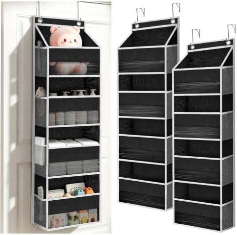 2 Pack 4 Tier Over the Door Organizer Provide Storage Space by Unknown