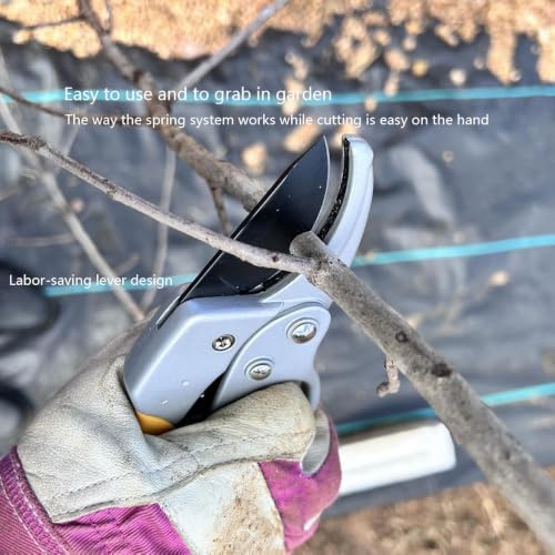 Pruning Shears, Gardening Tools Scissors, Ratcheting Pruners Heady Duty - Image 6
