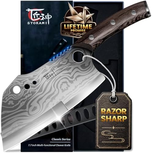 SYOKAMI Meat Cleaver Chef Knife by SYOKAMI