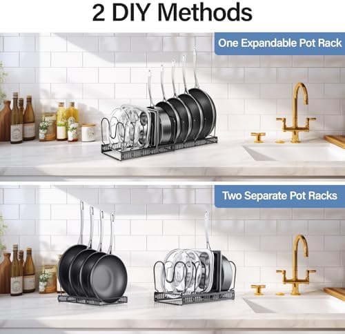 ORDORA Expandable Pots and Pans Organizer under Cabinet - Image 6