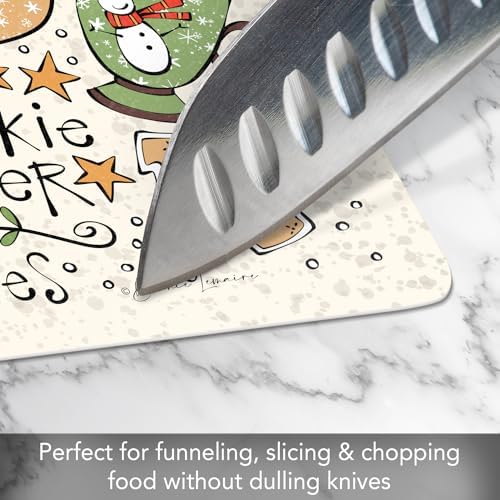 Cut N' Funnel Christmas Toss Designer Flexible Cutting Board Mat - Image 6