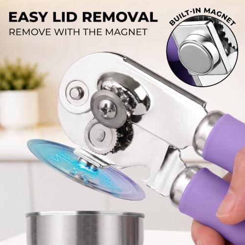 Zulay Kitchen Stainless Steel Swing Open Manual Can Opener Comfortable Grip - Image 7