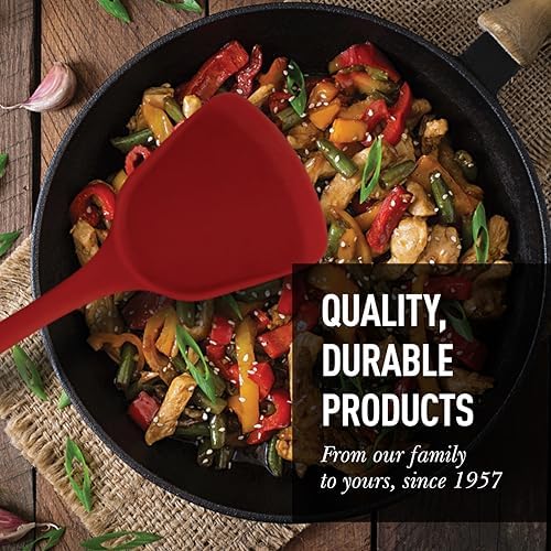 Helen's Asian Kitchen Silicone Wok Turner and Stir Fry Spatula - Image 5