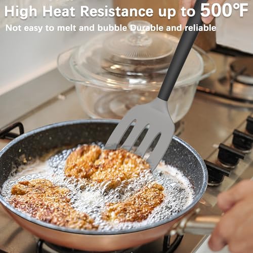 Coukre 2 Pack Silicone Spatula Set, High Heat Resistant - Image 4