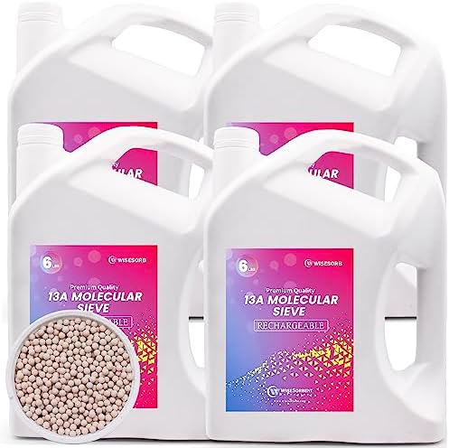 Wisesorb 24 LBS 13X Molecular Sieve Desiccant Beads, Reusable Dessicant by Wisesorb