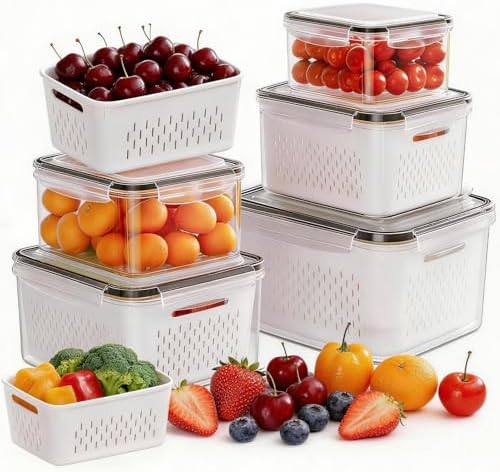 5 Pack Fruit Storage Containers by OrderNow