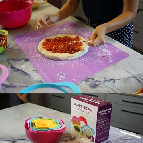 Southern Homewares 5-Piece Nesting Mixing Bowl Set - Image 4