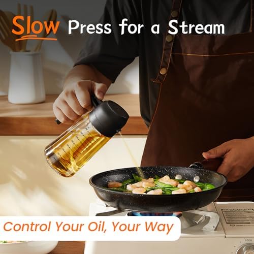 TrendPlain 16oz/470ml Glass Olive Oil Sprayer - Image 3