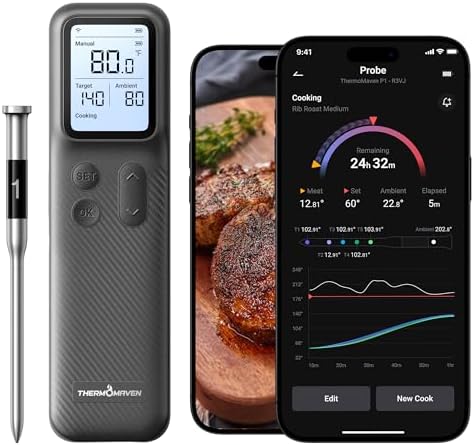 ThermoMaven Smart Bluetooth Wireless Meat Thermometer by ThermoMaven