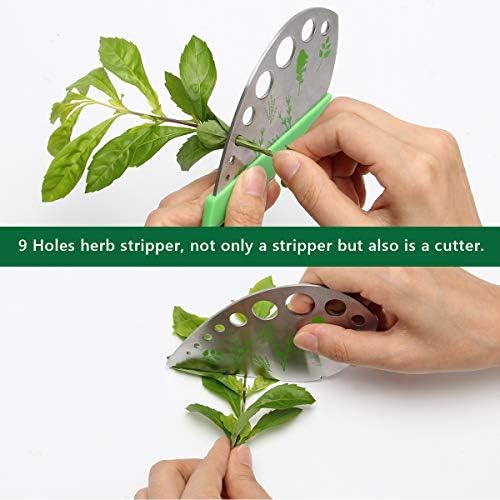 Luxiv Herb Scissors And Stripper Set, 5-Blade Stainless Steel Kitchen Tools - Image 5