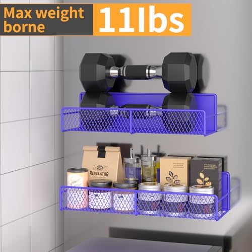 DTUQYX Magnetic Spice Rack for Refrigerator, 4 Pack 100% Metal Strong Magnet - Image 3