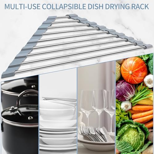 Triangle Roll-Up Dish Drying Rack - Image 7
