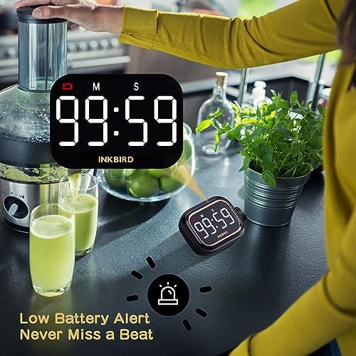 Digital Kitchen Timer for Cooking, INKBIRD Rechargeable 4-Levels Alarm - Image 5