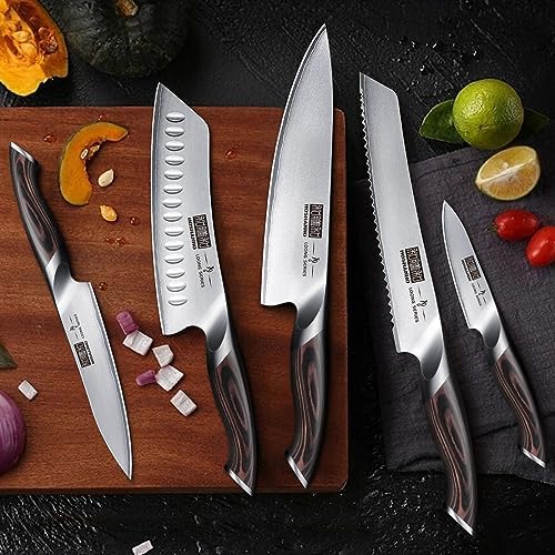 HOSHANHO Knife Set with Magnetic Knife Holder - Image 6