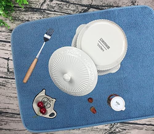 3 Pack Dish Drying Mat, Absorbent Microfiber Dishes Drainer Mats - Image 6