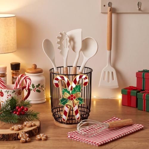 7 Pcs Christmas Kitchen Decor, Silicone Christmas Cooking Utensil - Image 2