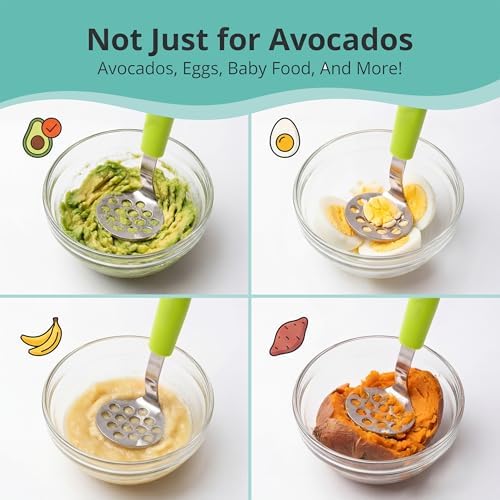 Mini Avocado Masher | Dishwash Safe | Stainless Steel - Image 5