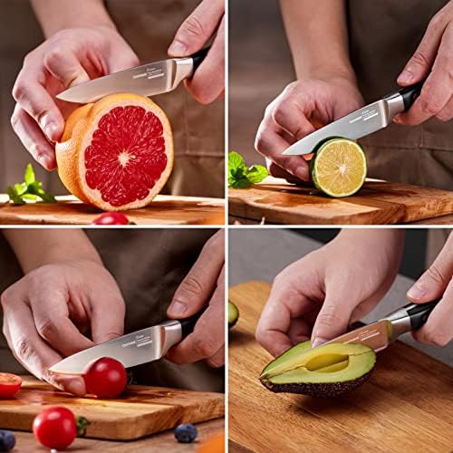 OAKSWARE 4 Inch Classic Paring Knife, German Steel Small Kitchen Knife - Image 4