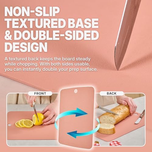 TPU Small Cutting Board Set of 3 9"x12" - Image 6