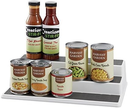 Copco 3-Tier Cabinet Spice Rack Organizer, 10 Inch Tiered Shelf Riser - Image 4