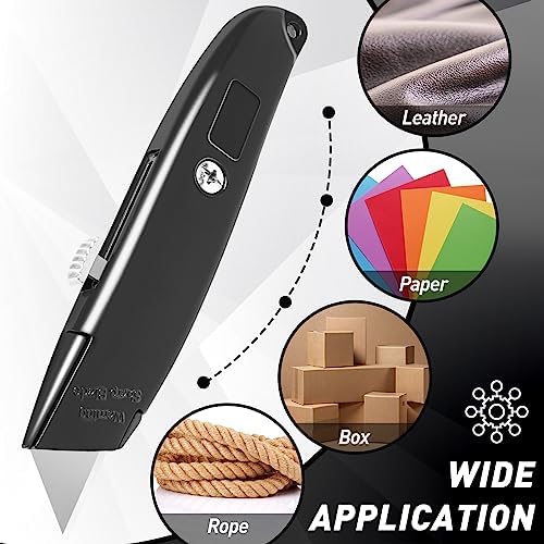 DIYSELF 4 Pack Box Cutters Retractable Utility Knife - Image 7