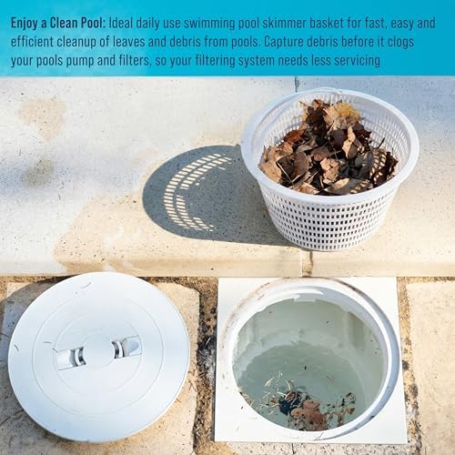U.S. Pool Supply Swimming Pool Plastic Skimmer Replacement Basket - Image 5