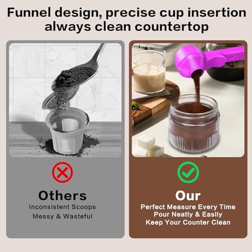2-in-1 Coffee Scoop with Funnel, 2 Tbsp Measuring Spoon - Image 5